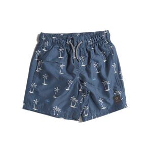 BRUNOTTI Blue Boys Palm Tree Swim Shorts